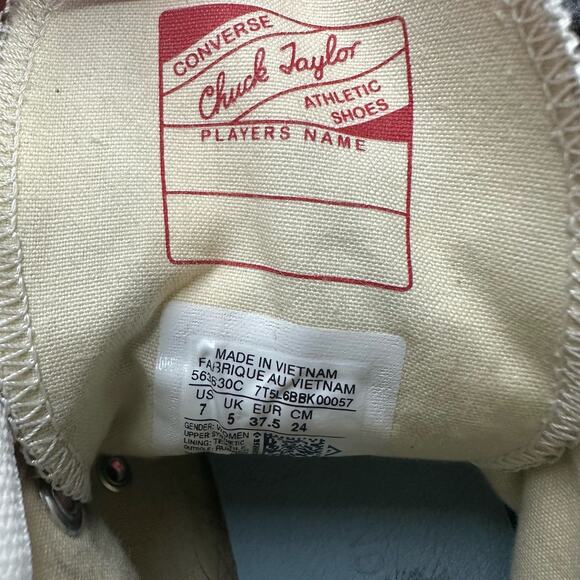 Converse x Chiara Ferragni Paillette Big Eyes Black Chuck Taylor Hi All Star 7 - Picture 9 of 9